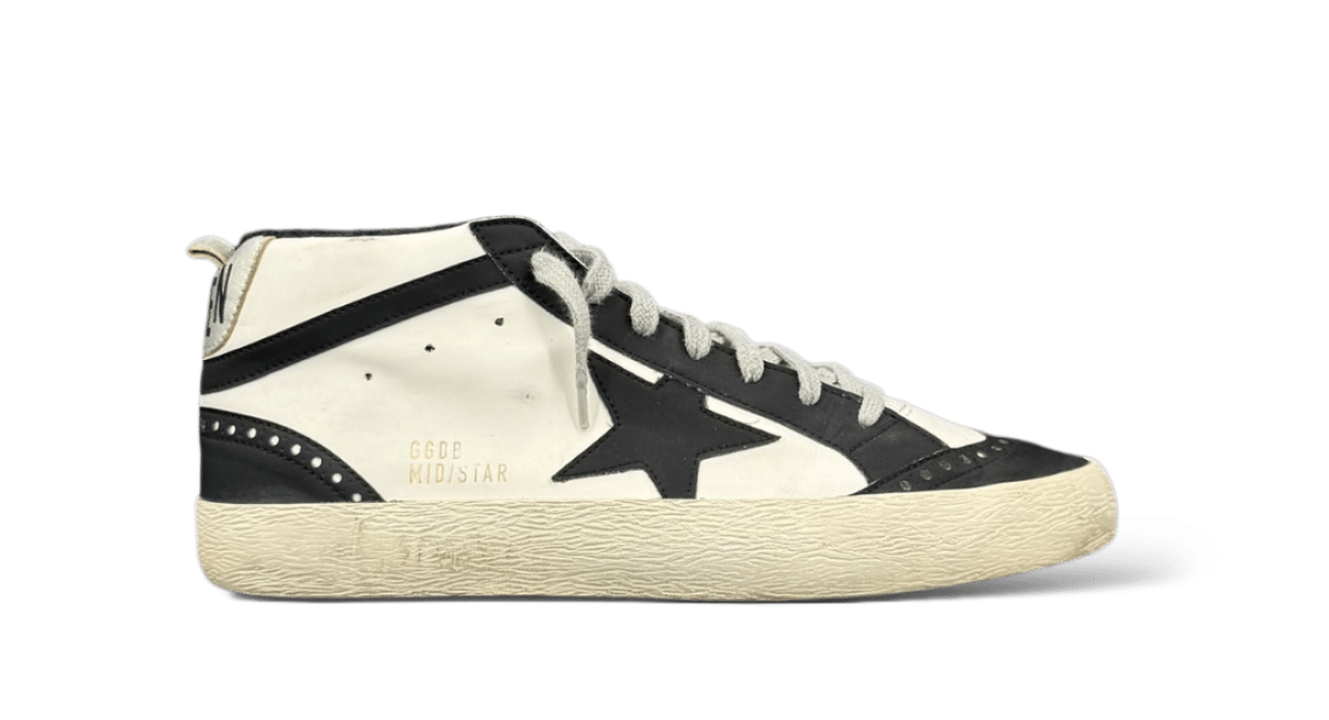 Golden Goose Mid star Noir/blanc 41