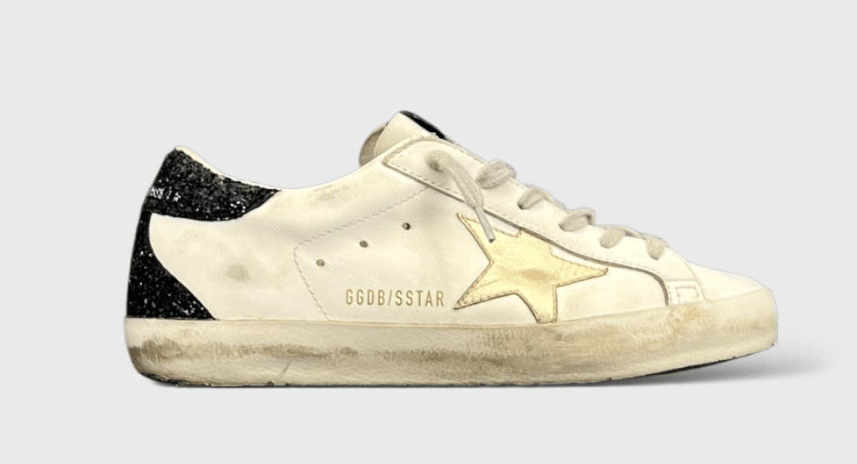 10049 Golden Goose Superstar blanc/noir/or 37