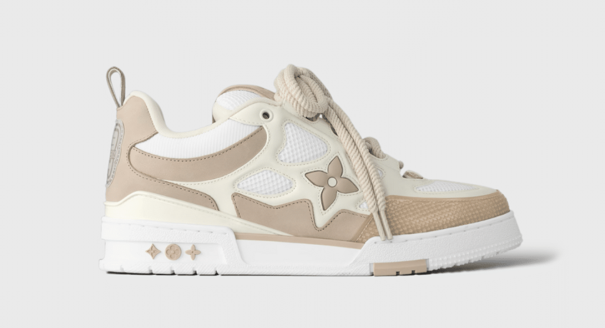 Y34 Louis Vuitton Skate Blanc/Beige 43