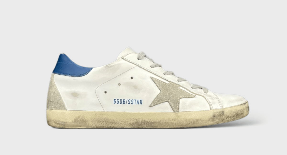 9444 Golden Goose Superstar blanc/bleu 39