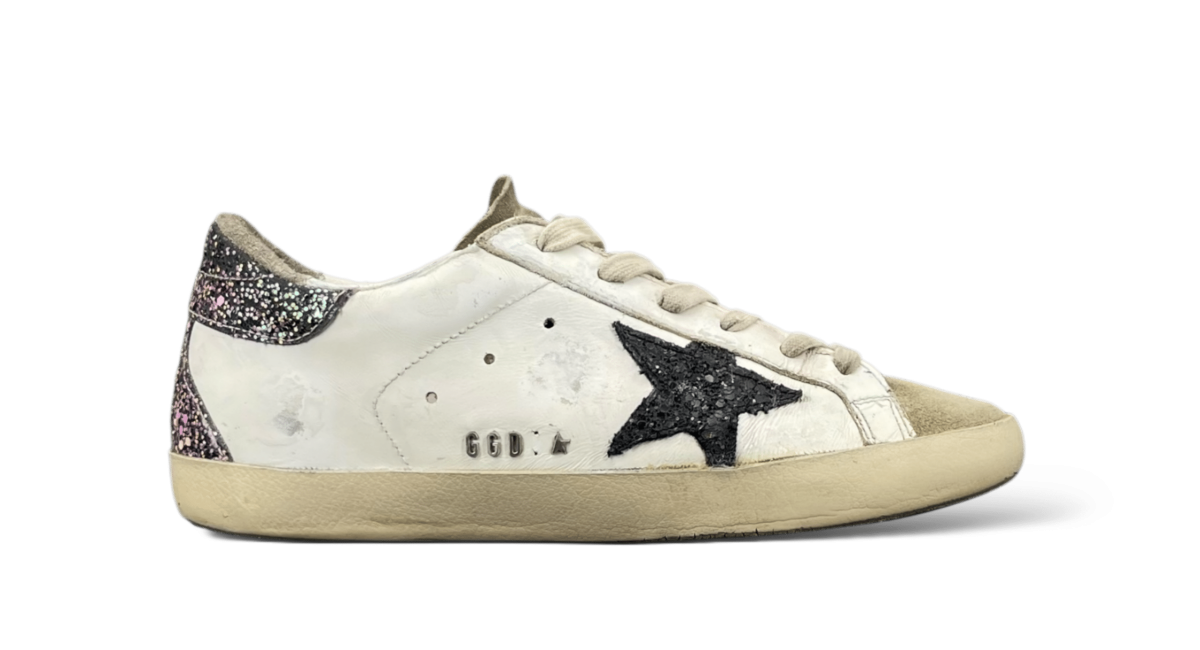 Golden Goose Super Star / Blanc / Paillette / 38