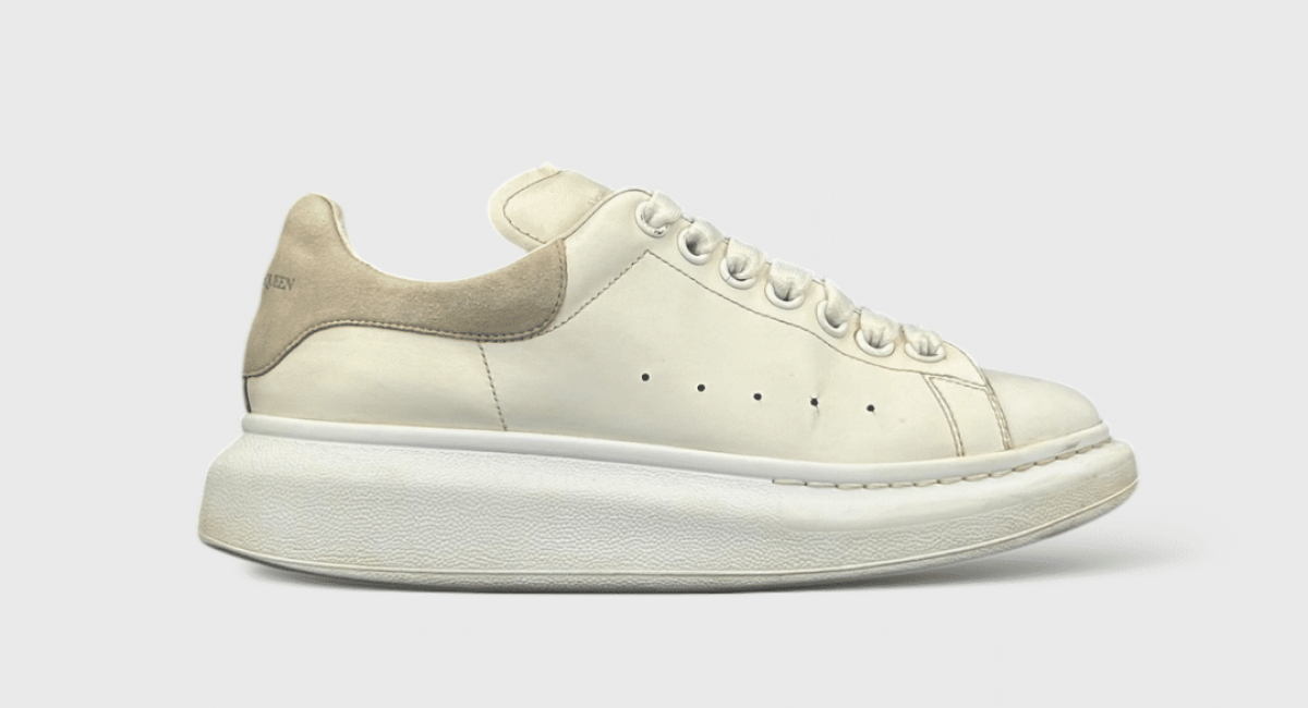 9125 Alexander McQueen Oversize Blanc/Beige 38,5
