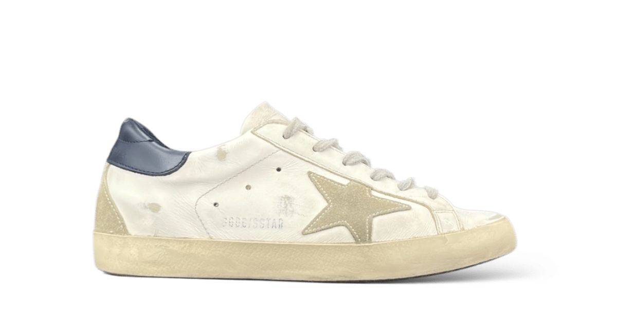 Golden Goose Super Star Blanc/Bleu 38