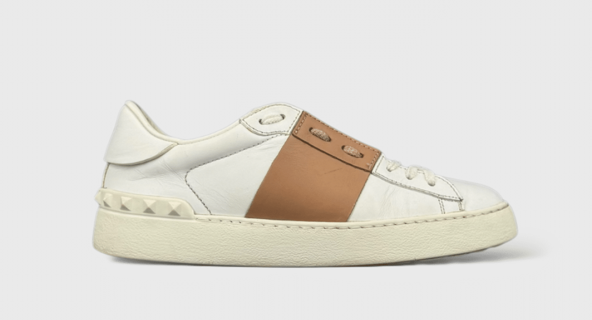 0000000592 Valentino Open Blanc/Marron/Rose 36,5