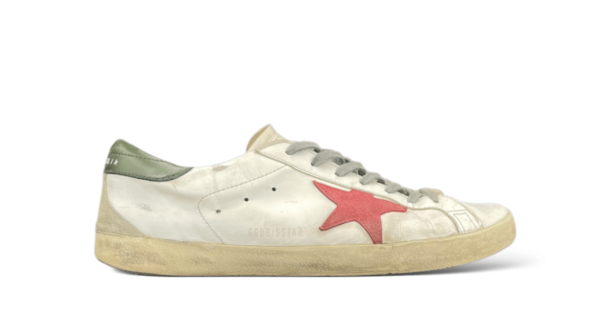 Golden Goose Super Star Blanc/Rouge/Vert 45