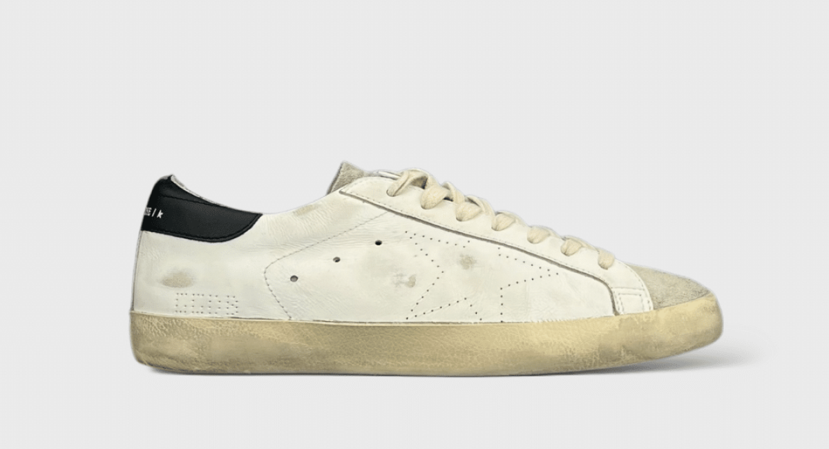 9235 Golden Goose Super Star Blanc/Noir/Gris daim 39