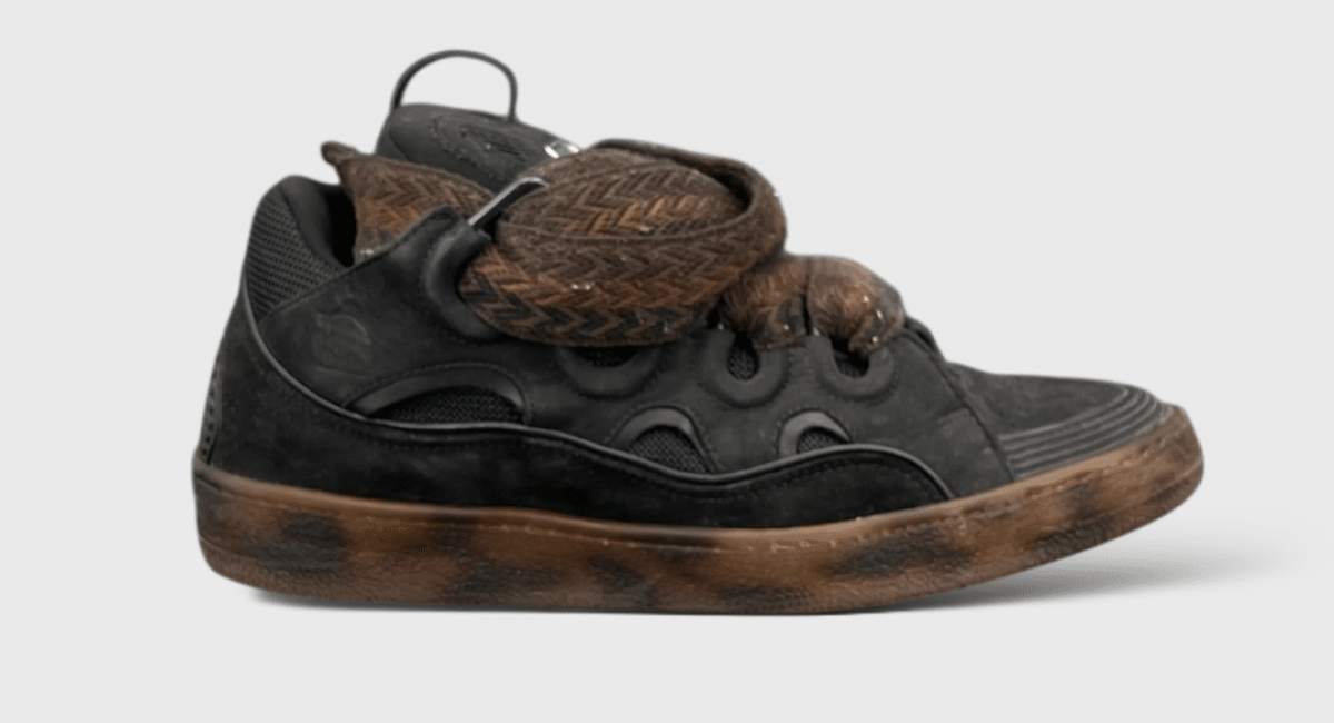 0000001102 Lanvin Curb Noir/Marron 42