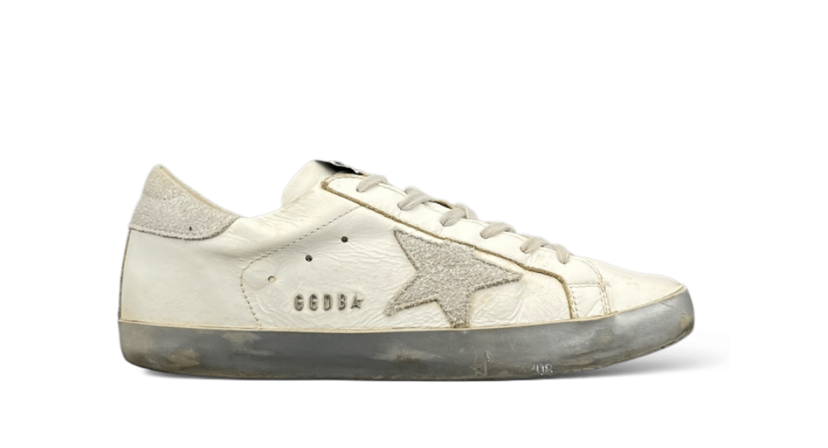 0000001545 Golden Goose Super Star Blanc/Argenté 39