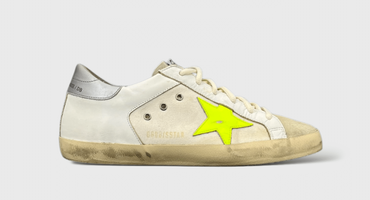8559 Golden Goose Super Star Blanc/Jaune 39