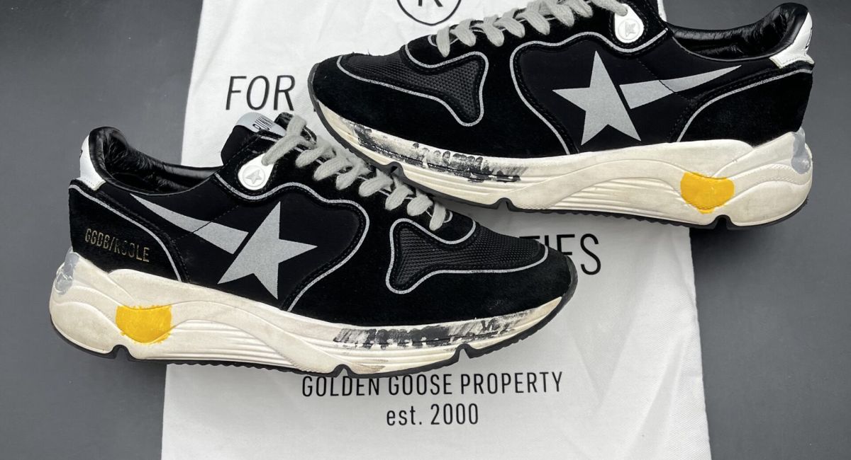 Golden Goose Running Gris/Noir 35