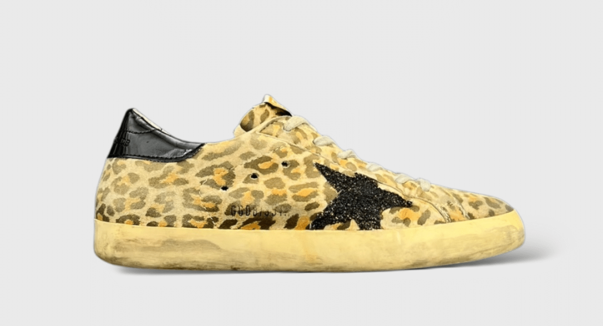 0000000055 Golden Goose Super Star Léopard/Paillette/Noir 36