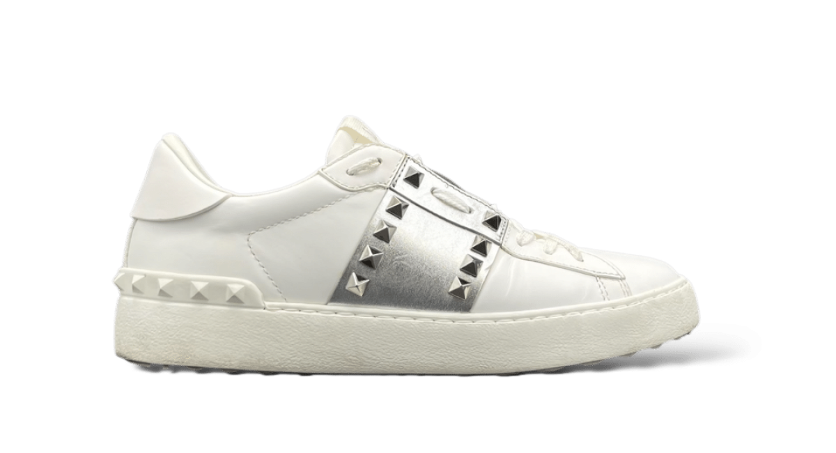 Valentino Rockstud Blanc/Argenté 37