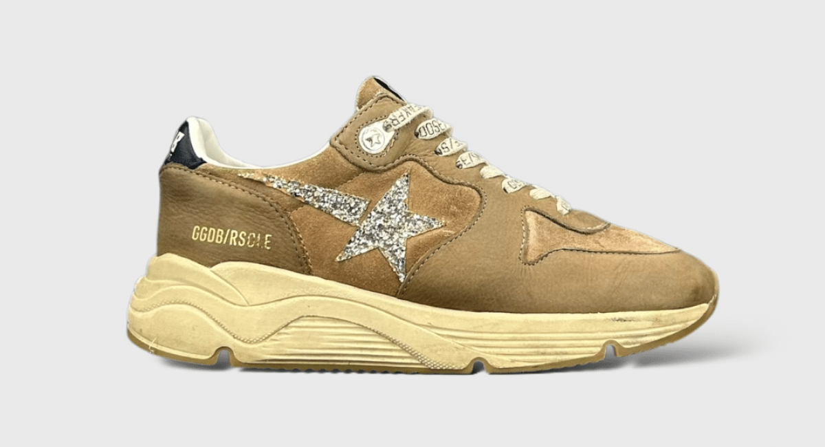 9234 Golden Goose Running marron/paillette 36