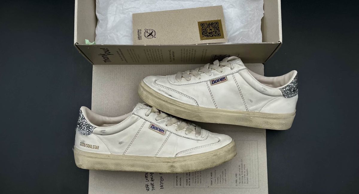 Golden Goose Soul Star Blanc/argent 37