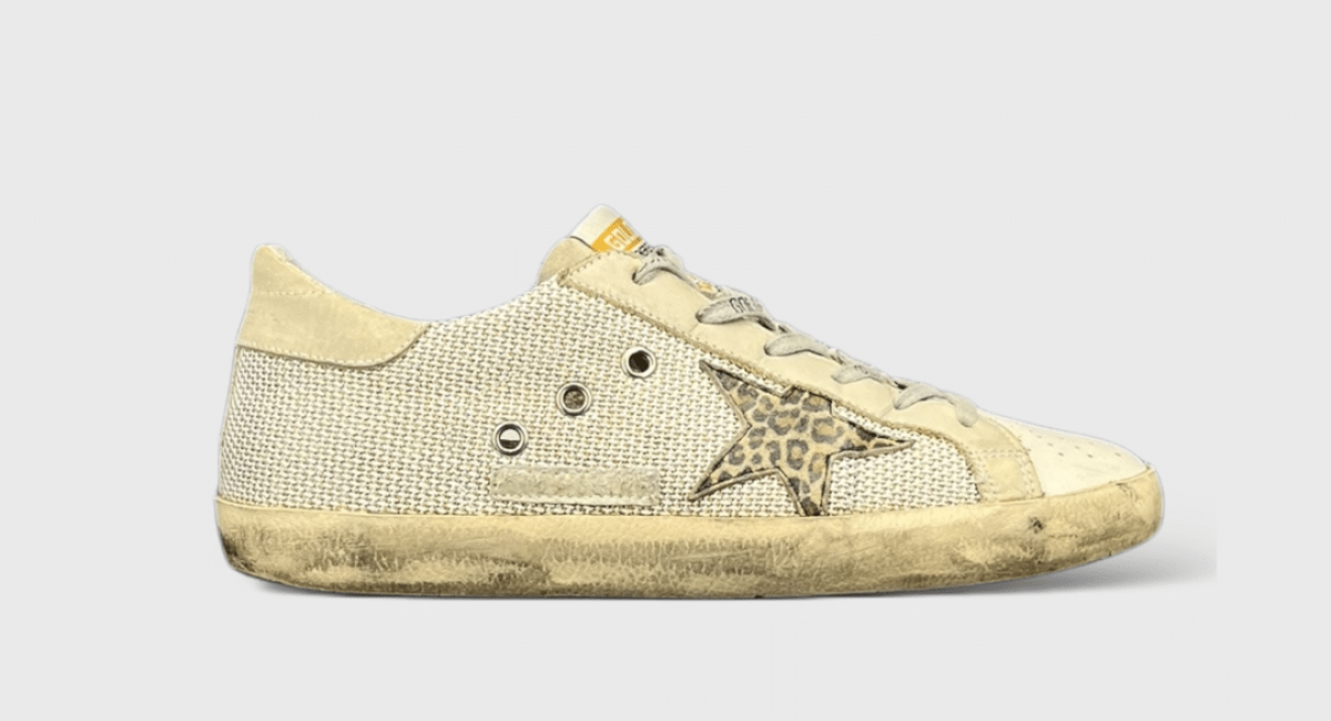 8041 Golden Goose Superstar beige/léopard 37