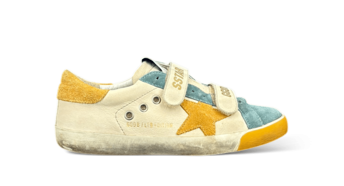 0000002132 Golden Goose Old School Bleu/Jaune 36