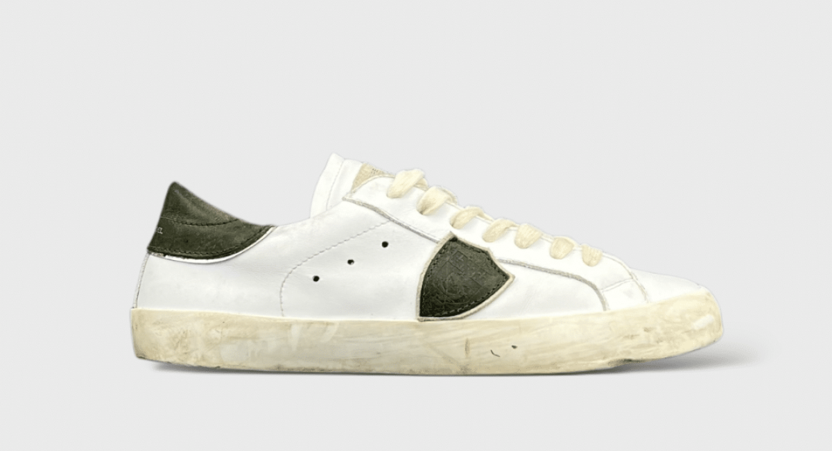 9419 Philippe Model PRSX Blanc/noir/kaki 37