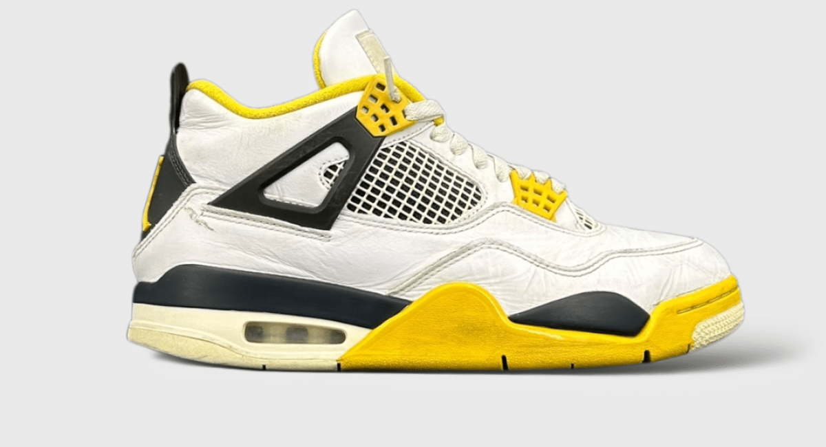 0000000221 jordan 4 Jaune/blanc/noir 43