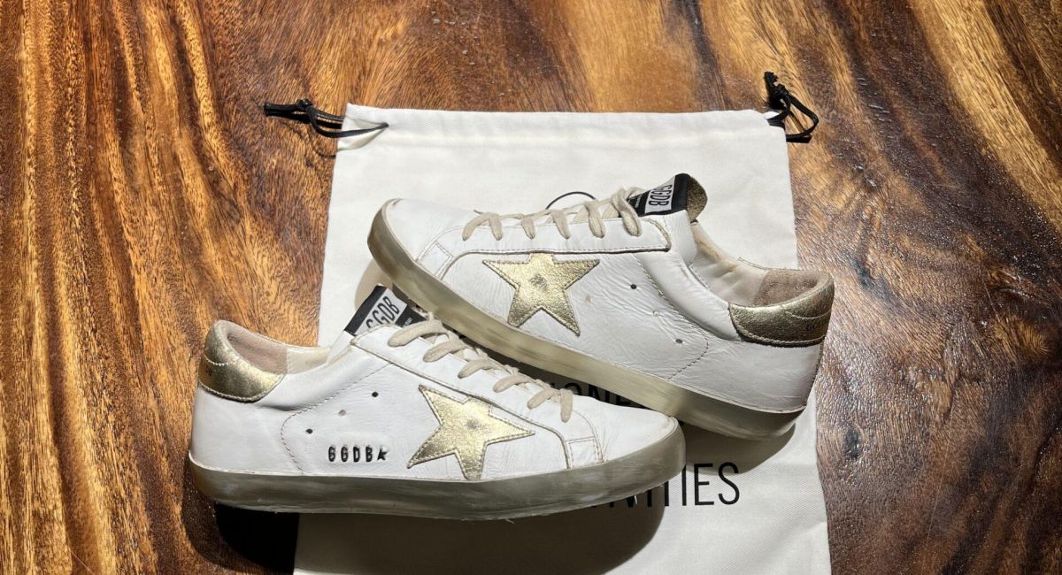 Golden Goose Super Star Blanche/Or 38