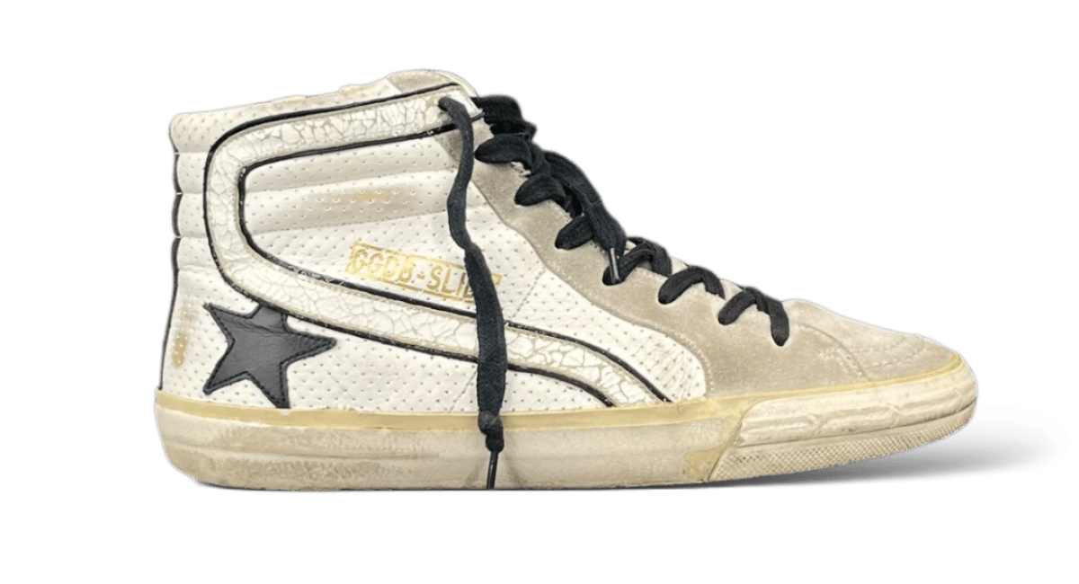 0000001370 Golden Goose Slide Blanc/Noir 37