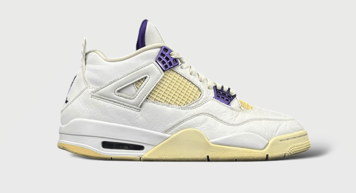 0000000090 jordan 4 violet/blanc 45