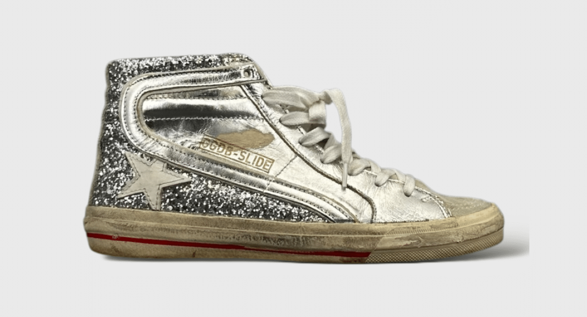 0000001192 Golden Goose Slide argent 38