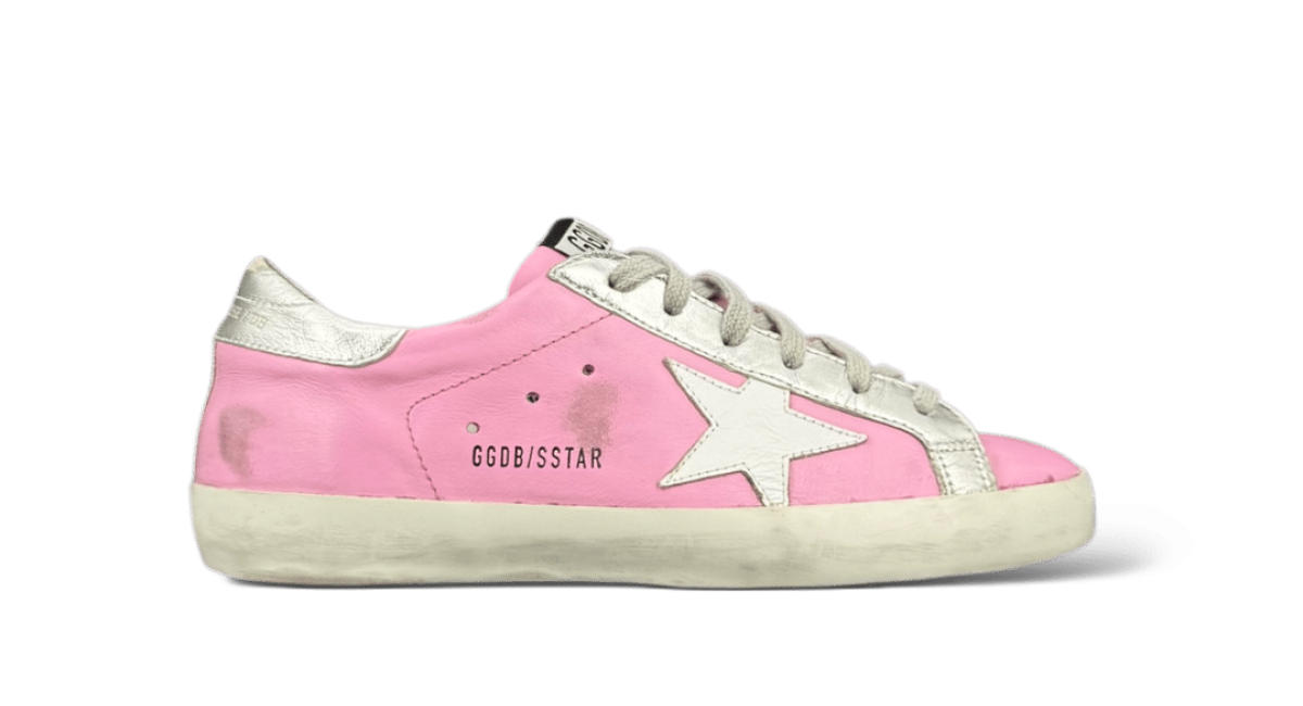 Golden Goose Super Star Rose/Argent 39