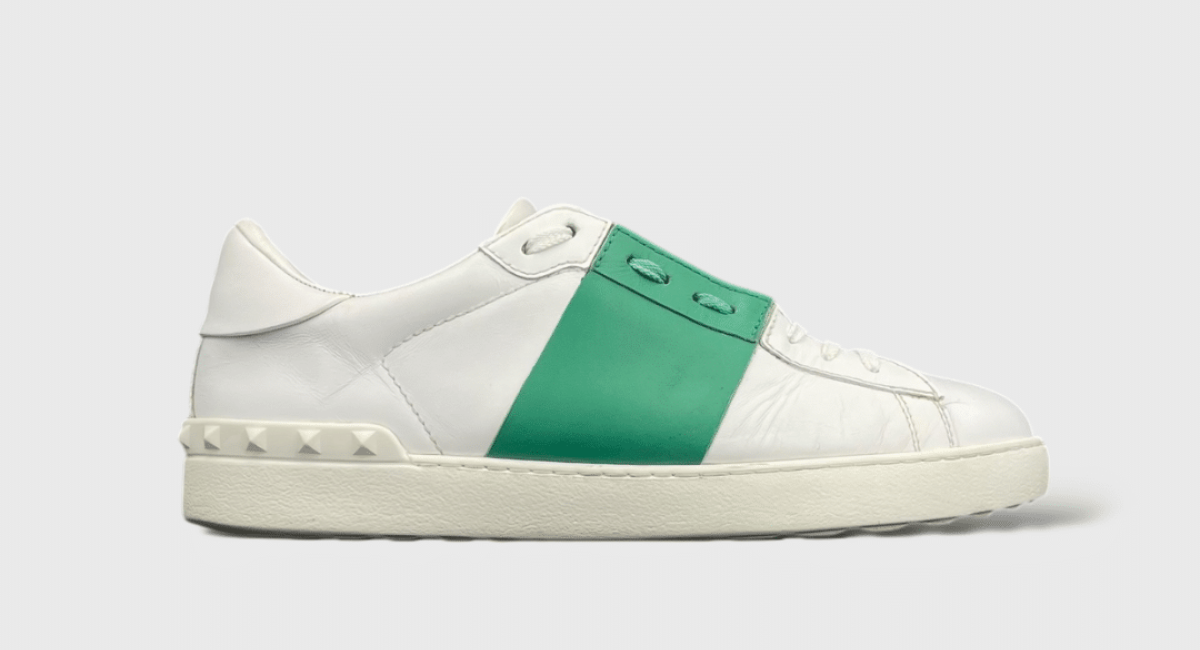 9328 Valentino Open Blanc/vert 43,5