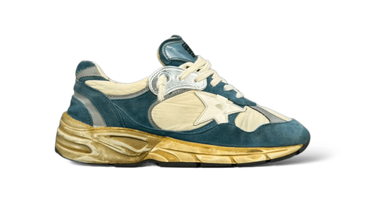 0000002355 Golden Goose Dad Star Bleu/beige 36