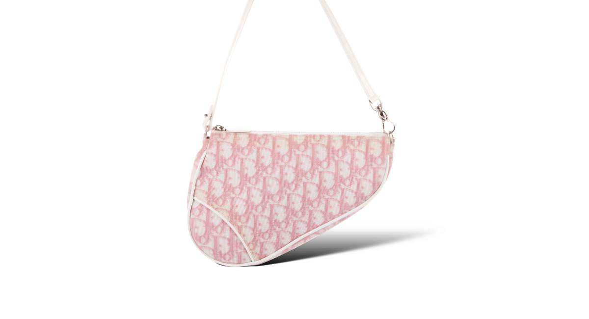 Dior Saddle / Rose / Blanc / Mini