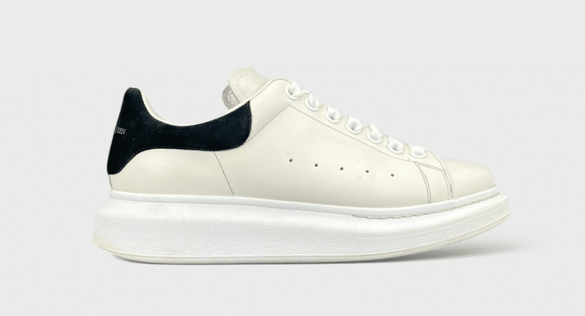 7869 Alexander McQueen Oversize Blanc/Daim Noir 40