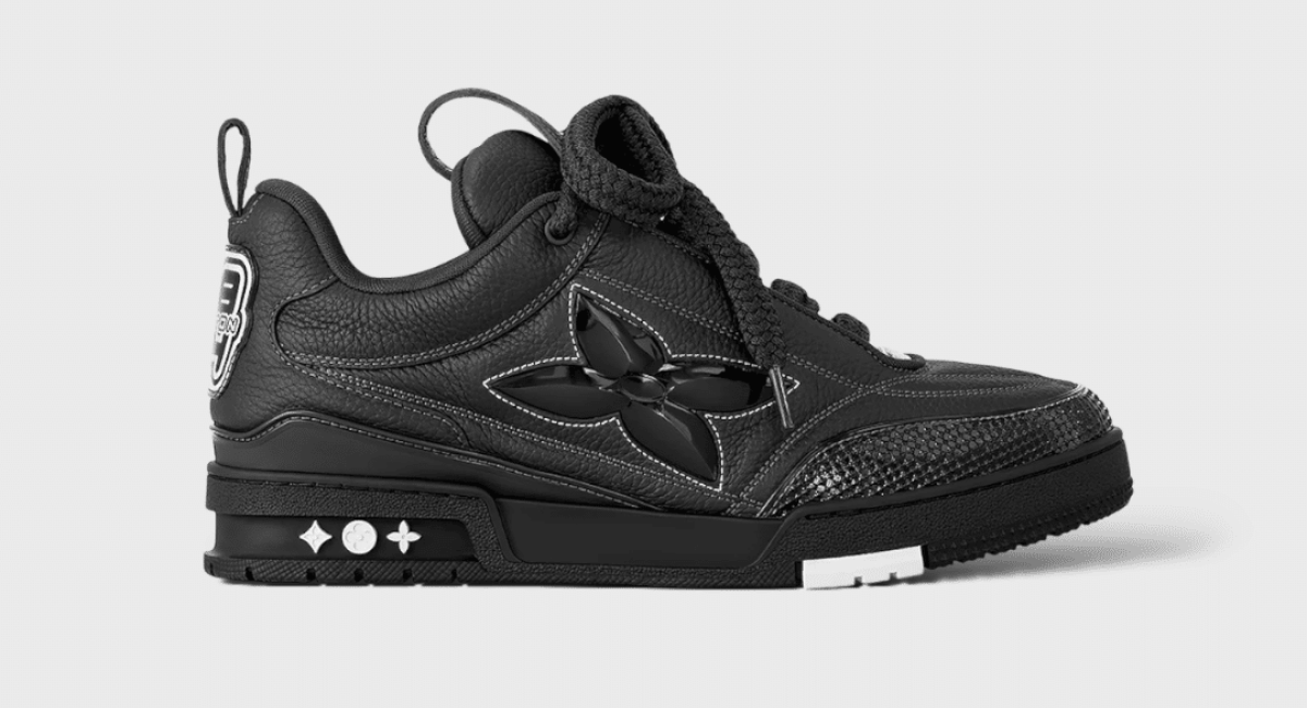 H27 Louis Vuitton Skate Triple Black 41