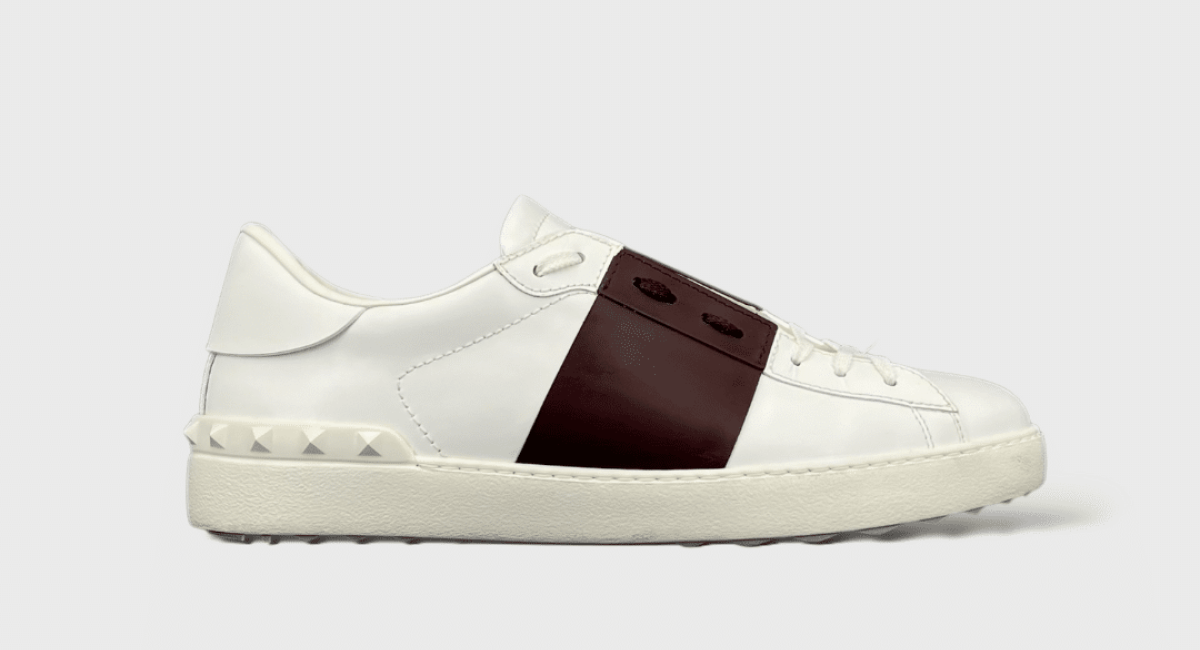 8553 Valentino Open Blanc/Bordeaux 43