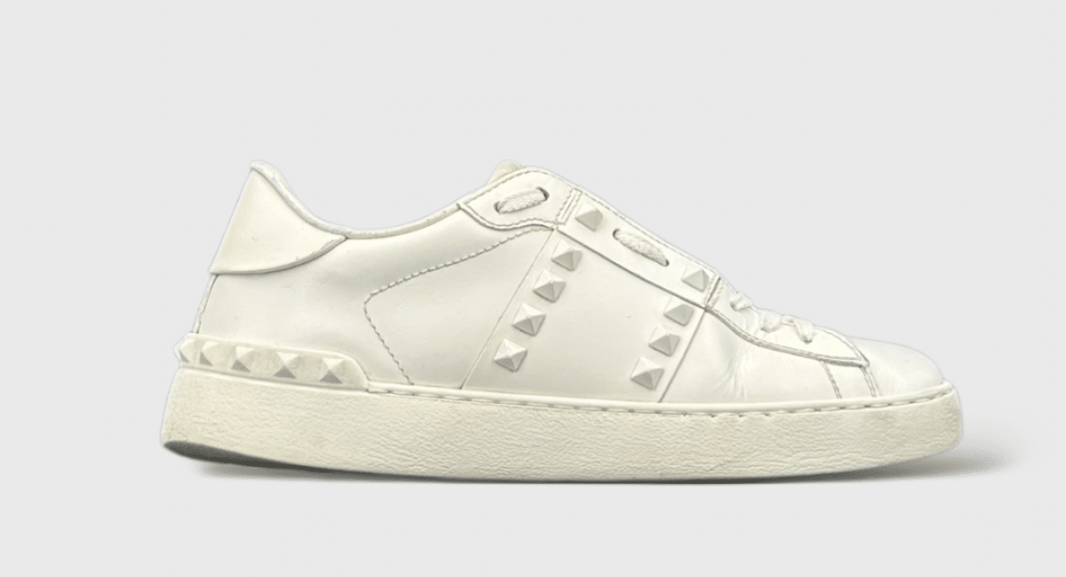 0000000607 Valentino Rockstud Blanche 37,5