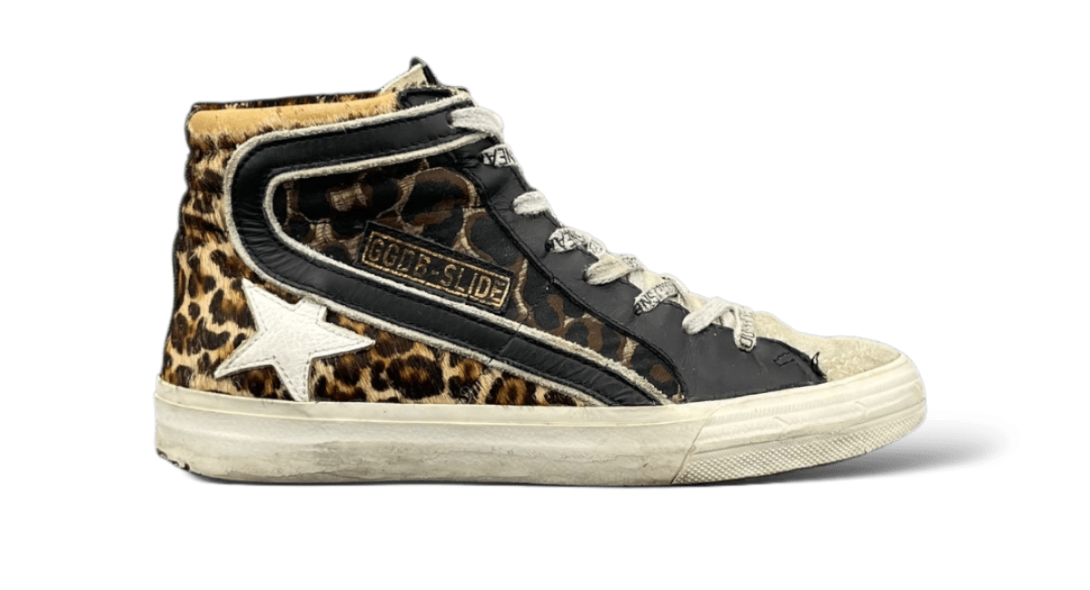 Golden Goose Slide / Léopard / 37