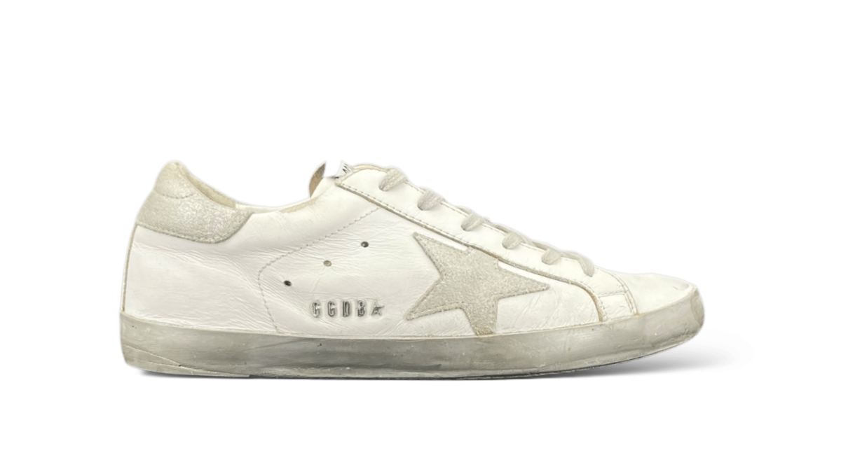 Golden Goose Super Star Blanc/Argenté 38