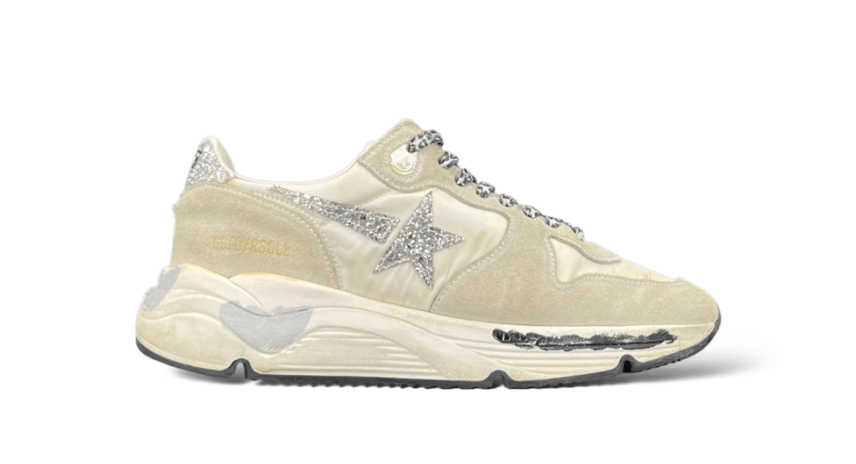 Golden Goose Running Beige/Paillettes 38