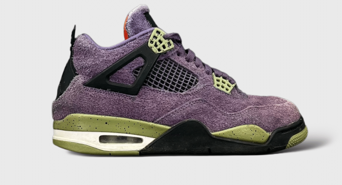 0000000222 jordan Retro 4 Violet/Vert 39