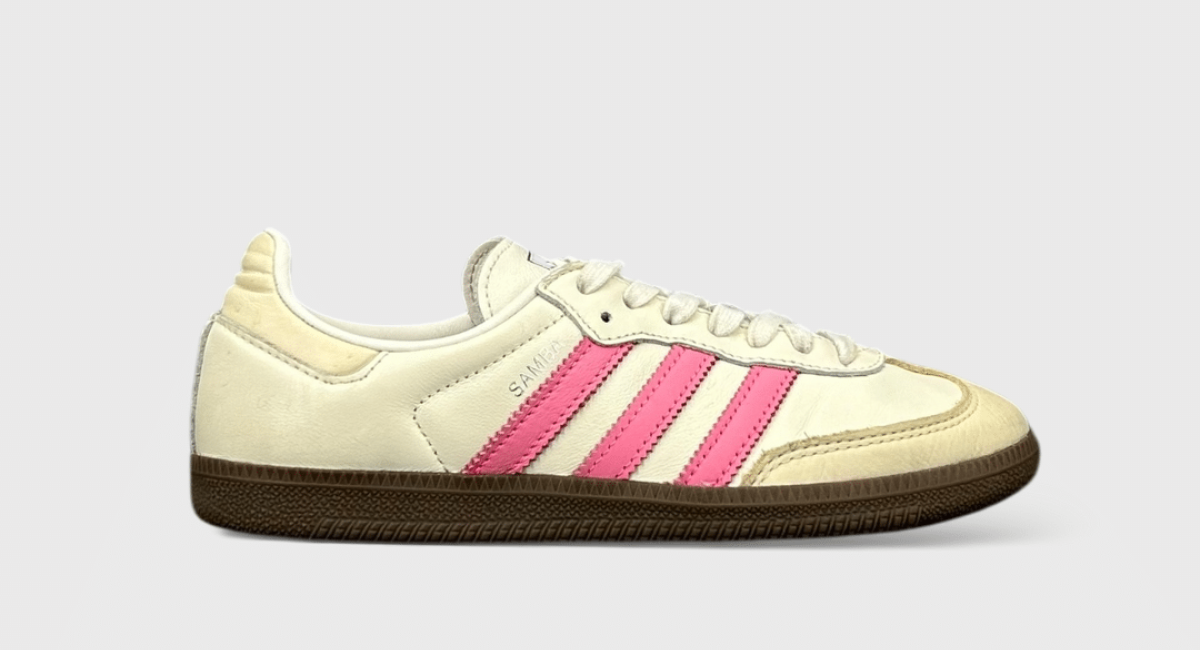 7999 Adidas Samba Blanc/Rose 37,5