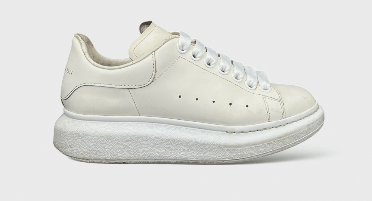 0000000791 Alexander Mcqueen Oversize Blanc 35