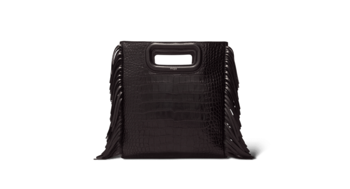 0000002347 Maje M Noir Croco Tall