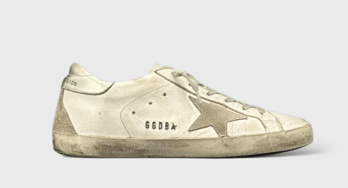 10024 Golden Goose Superstar Blanc/Argenté 38