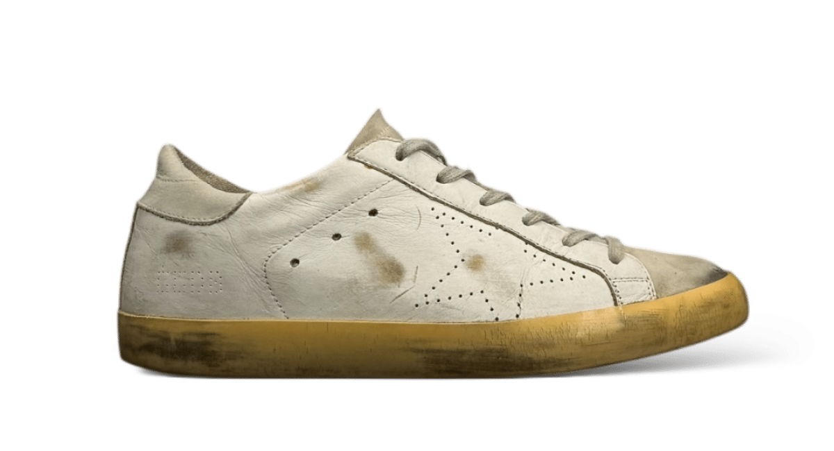 0000001290 Golden Goose Super Star Blanc/Jaune 37