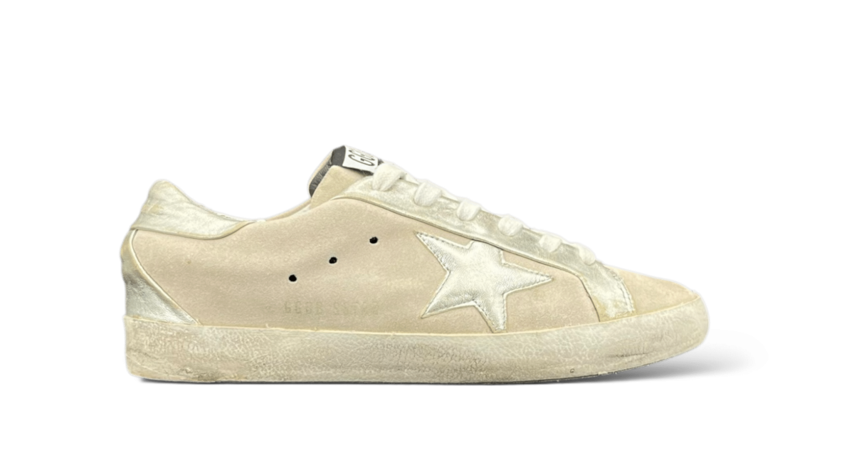 Golden Goose Super Star Beige/Argenté 36