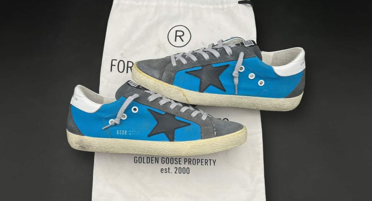 Golden Goose Superstar Bleu/Gris/Blanche 41