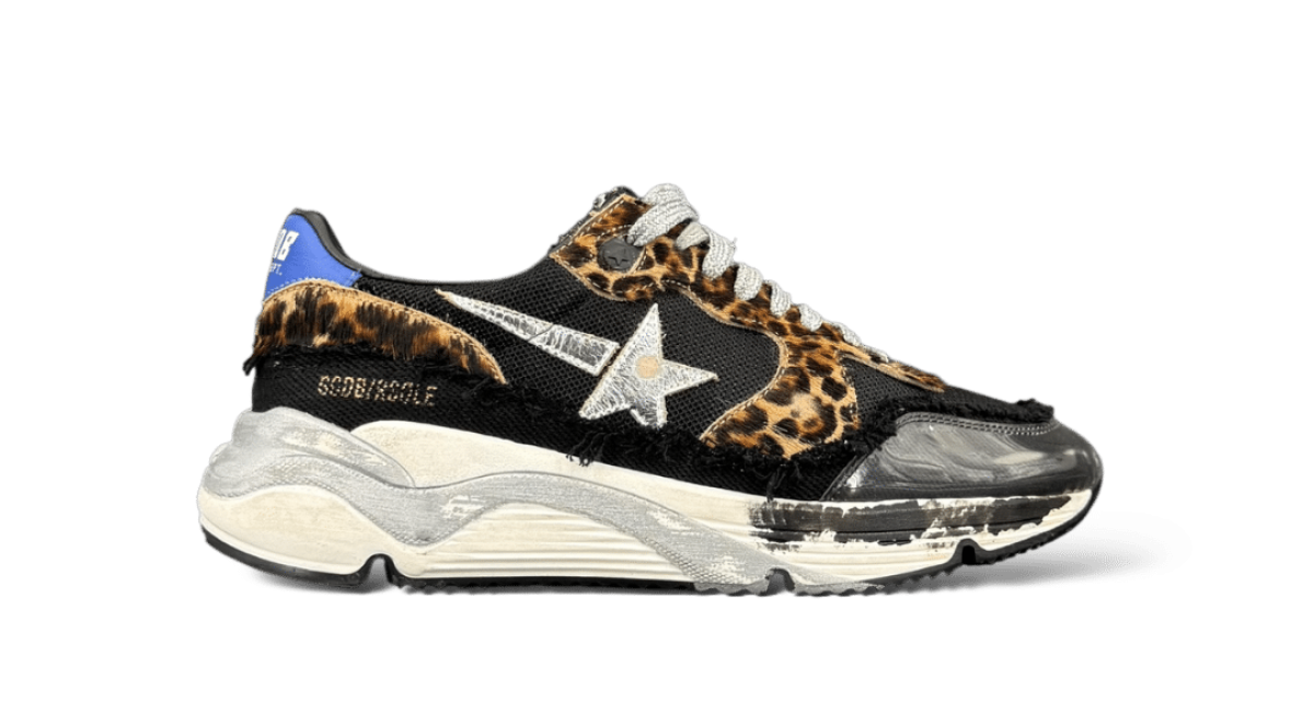 Golden Goose Running Léopard/Noir 40