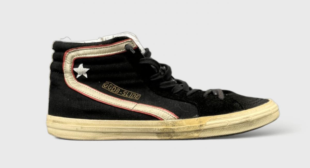 0000000548 Golden Goose Slide noir/blanc/rouge 41