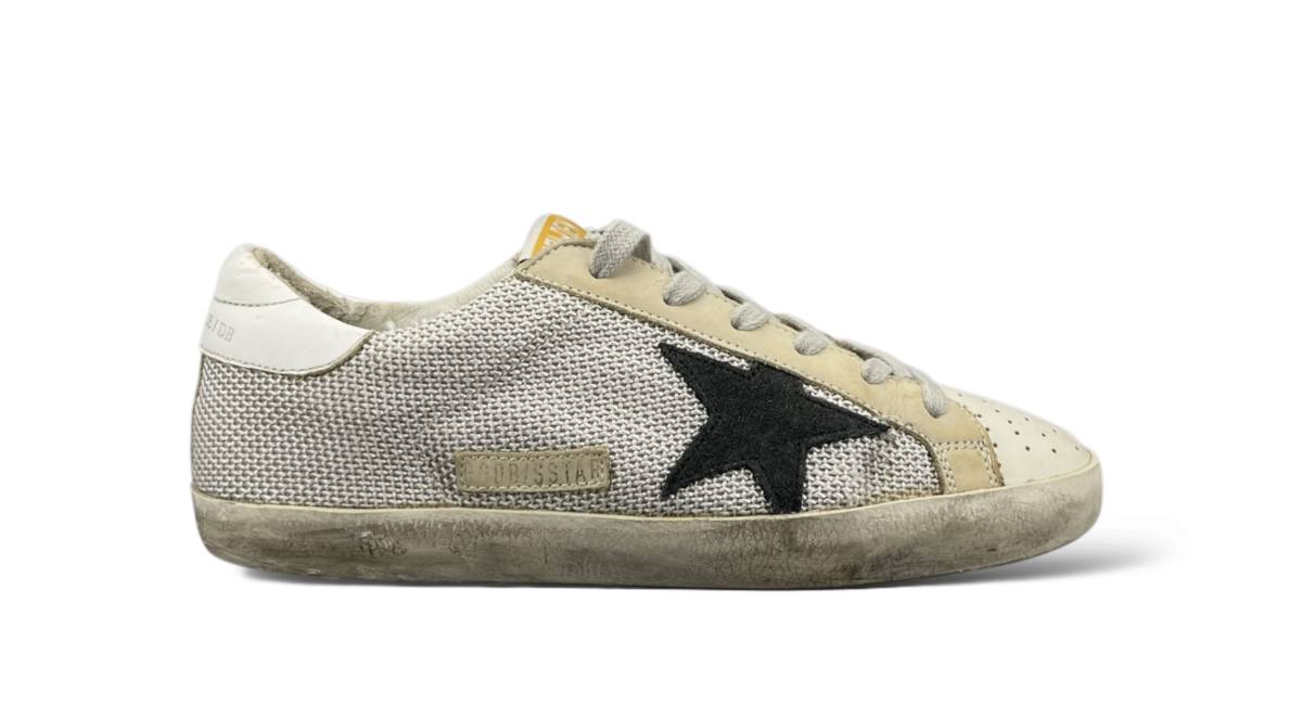 Golden Goose Super Star / Gris / Noir / 36
