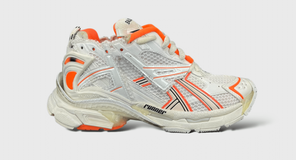 Balenciaga Runner Blanc/Orange 37