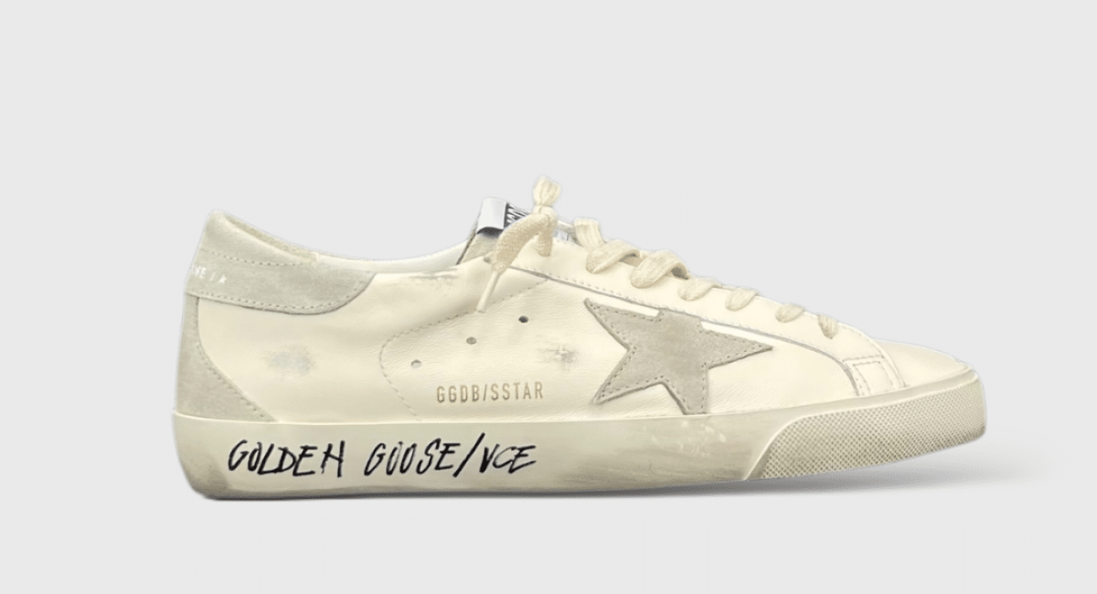 0000000980 Golden Goose Super Star Blanc/Gris 43